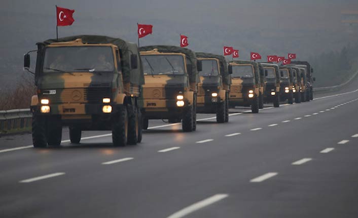 Suriye sınırına askeri personel sevkiyatı sürüyor
