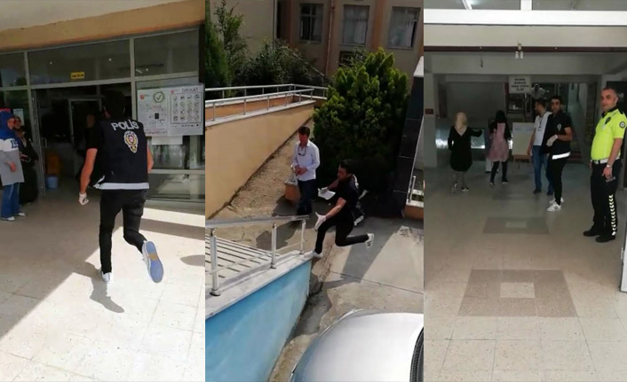 Sakarya'da polis YKS öğrencisini böyle sınava yetiştirdi