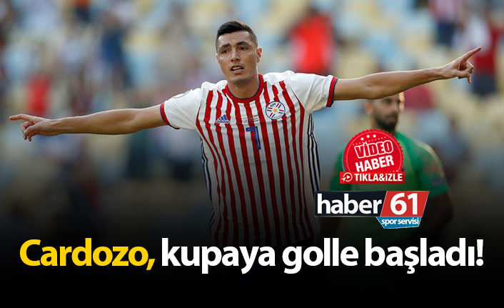 Cardozo, kupaya golle başladı!