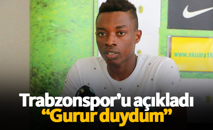 Trabzonspor'u açıkladı: Gurur duydum