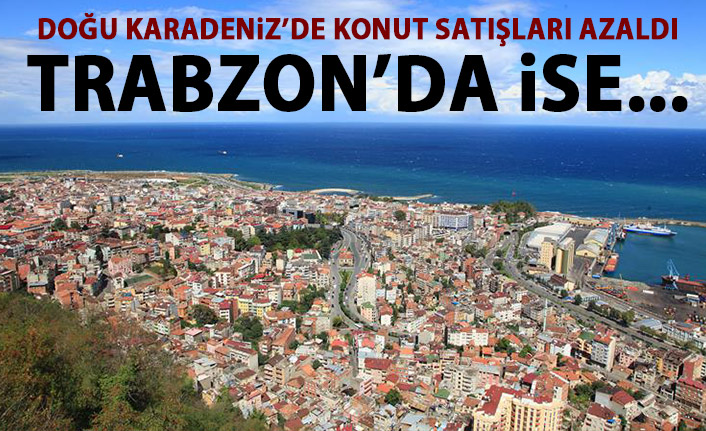 Doğu Karadeniz’de konut satışları azaldı 