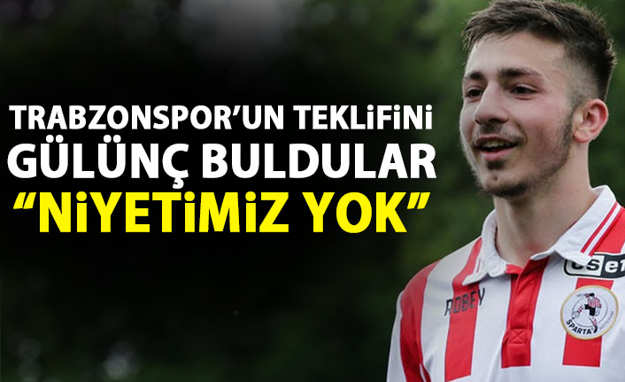 Sparta'dan Halil Dervişoğlu açıklaması: Ucuza bırakmaya niyetimiz yok!