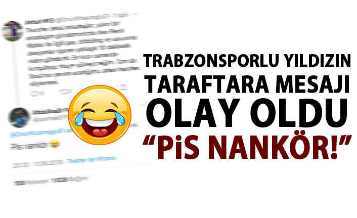 Trabzonspor’un yıldızının taraftara cevabı olay oldu: Pis nankör!