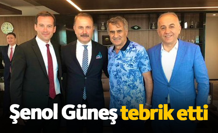 Şenol Güneş ve Trabzonspor Camiasından Vakıfbank Genel Müdürü Abdi Üstünsalih’e Ziyaret