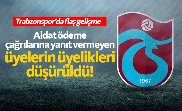 Trabzonspor onları üyelikten çıkardı!