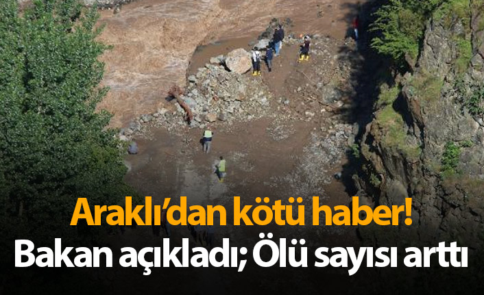 Araklı'dan kötü haber: Ölü sayısı arttı. 19.06.2019