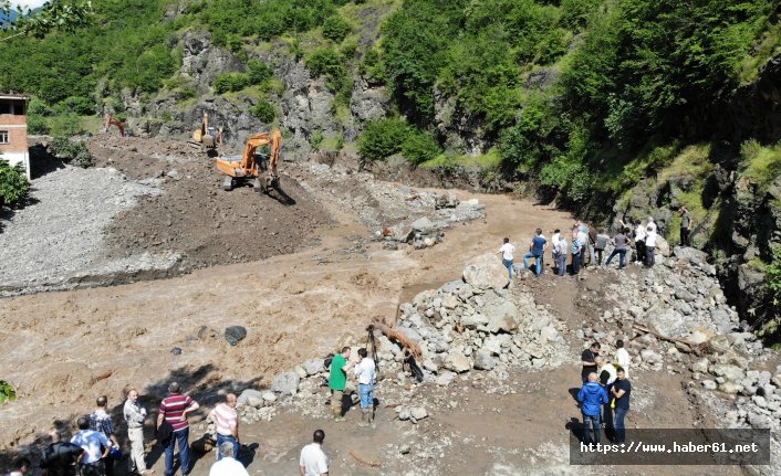 Bayburt-Araklı karayolu için çalışmalar sürüyor