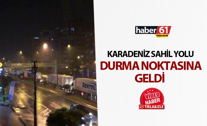 Karadeniz Sahil yolu durma noktasında