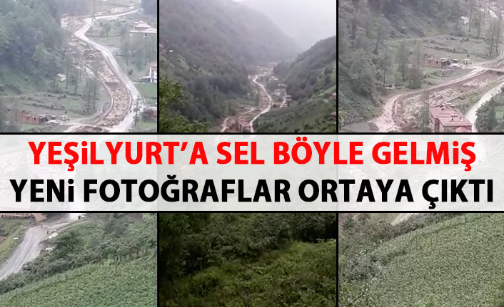 Yeşilyurt'ta da sel böyle gelmiş! Yeni görüntüler ortaya çıktı!
