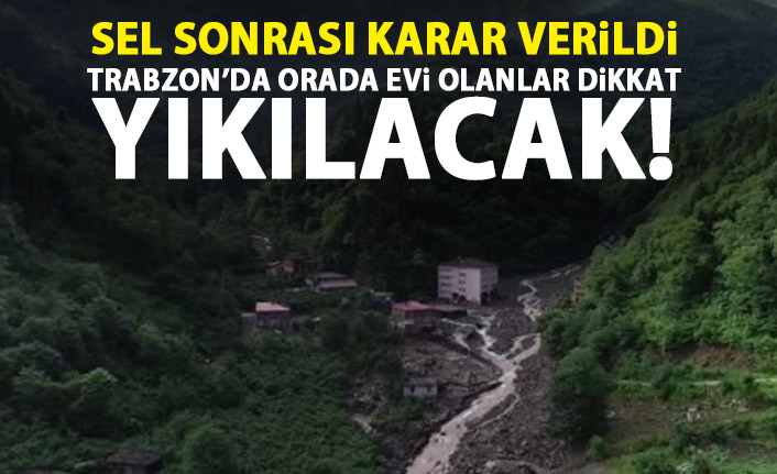 Trabzon'da dere yataklarında ev kalmayacak!