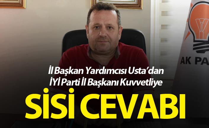 AK Parti il Başkan Yardımcısı Usta'dan Sisi cevabı