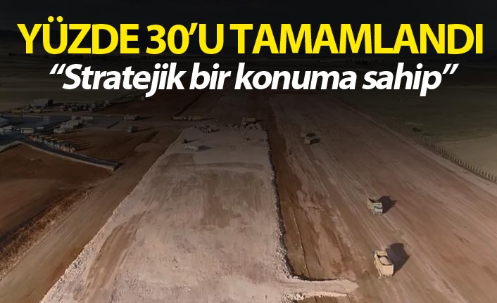 Bayburt-Gümüşhane Havalimanı'nın yüzde 30'u tamamlandı