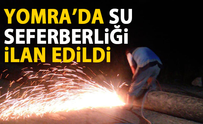 Yomra'da su seferberliği ilan edildi