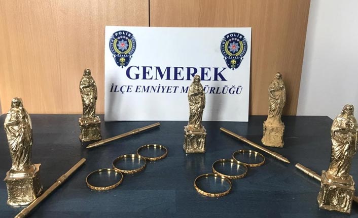 Tarihi eser kaçakçılarına suçüstü!