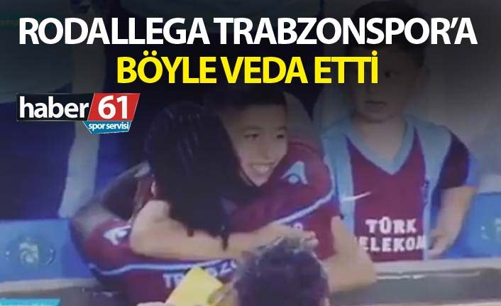 Hugo Rodallega Trabzonspor'a böyle veda etti