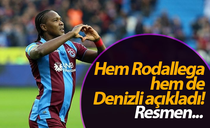 Denizlispor'dan Rodallega duyurusu
