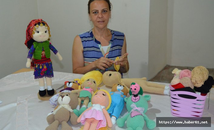 Organik bebekler gelir kapısı oldu