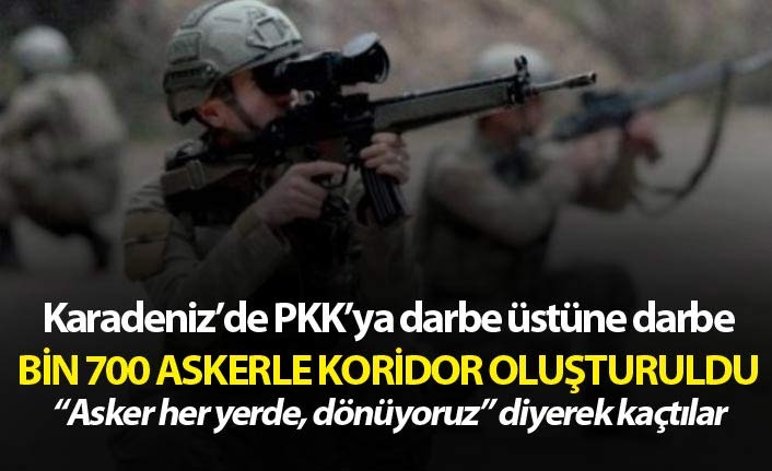 PKK'ya Karadeniz'de bir darbe daha