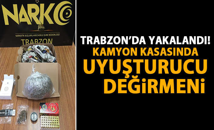 Kamyonda uyuşturucu değirmeni ele geçirildi 