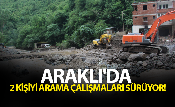 Araklı'da 2 kişiyi arama çalışmaları sürüyor!