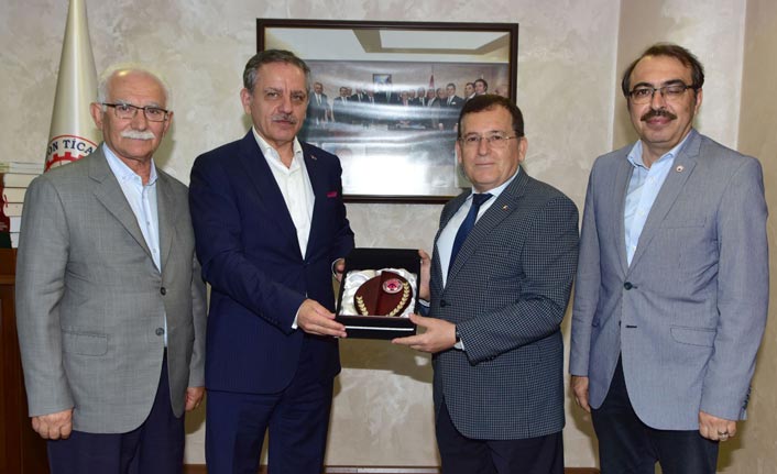 Başsavcı İlhanoğlu'ndan TTSO'ya veda ziyareti