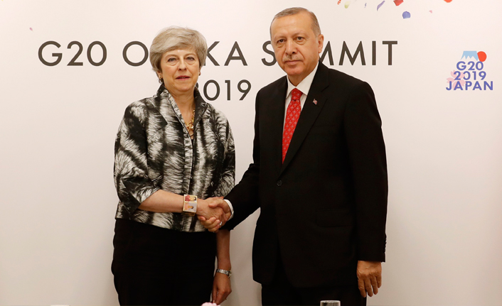 Erdoğan, May ile görüştü