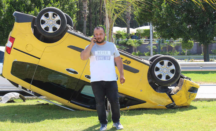 Bu araçtan sağ çıktı, 'Belek'e nasıl giderim' diye sordu