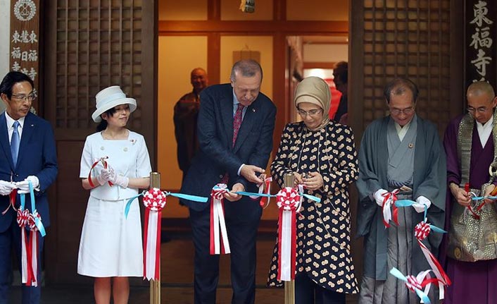 Cumhurbaşkanı Erdoğan Japonya'da 'Ara Güler Sergisi'ni açtı