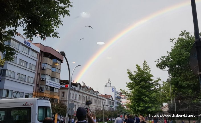 Trabzon’da muhteşem görüntü! Görenler cep telefonuna sarıldı!