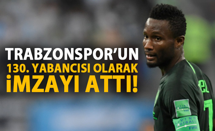  John Obi Trabzonspor'un 130. yabancısı oldu