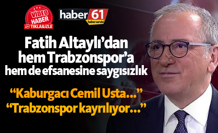 Fatih Altaylı’nın Cemil Usta sözleri sosyal medyada büyük tepki çekti