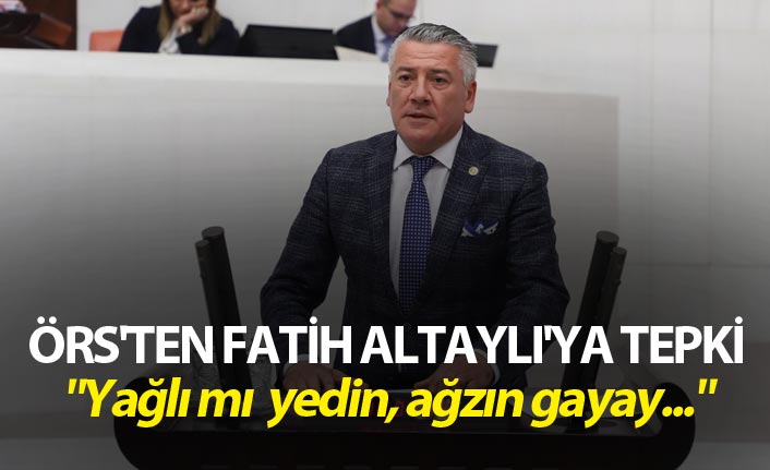 Örs'ten Fatih Altaylı'ya tepki