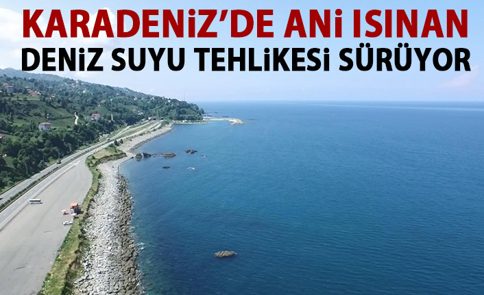 Karadeniz'de, ani ısınan deniz suyu tehlikesi sürüyor
