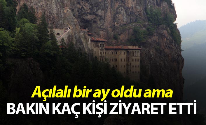 Sümela Manastırı'na ziyaretçi akını