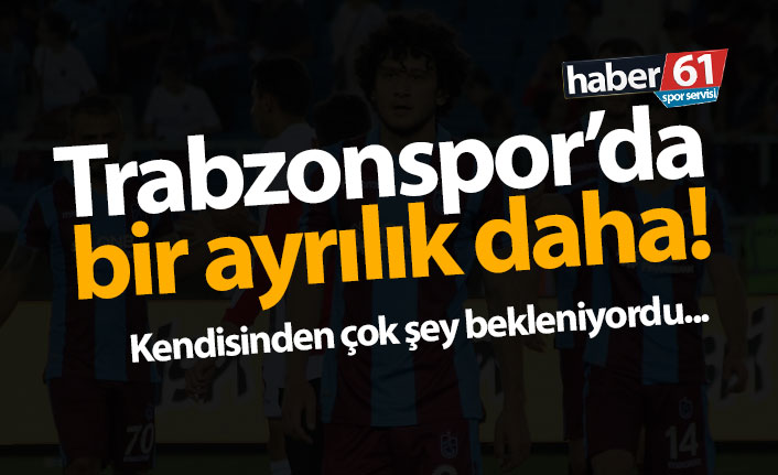 Trabzonspor'da Cafer Tosun ile yollar ayrıldı