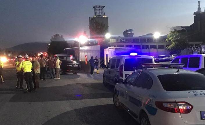 Azot fabrikasında patlama