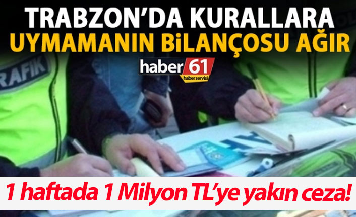 Trabzon’da trafik kurallarına uymamanın bilançosu ağır!