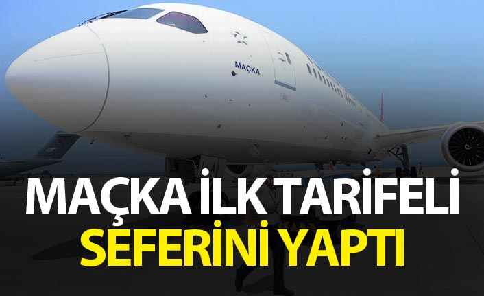 Maçka ilk tarifeli seferini yaptı
