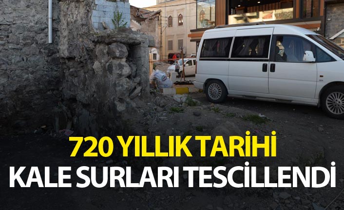 Trabzon’da 720 yıllık tarihi kale surları tescillendi