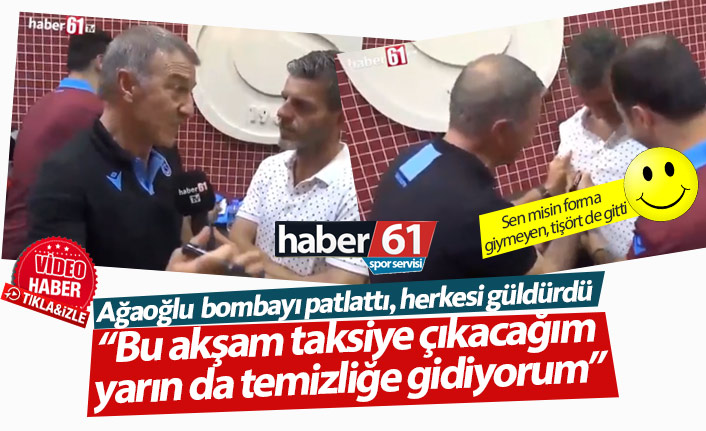 Ağaoğlu bombayı patlattı: Taksiye çıkacağım, temizliğe gideceğim