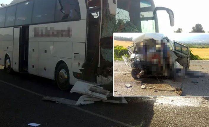 Manisa Salihli'de katliam gibi kaza