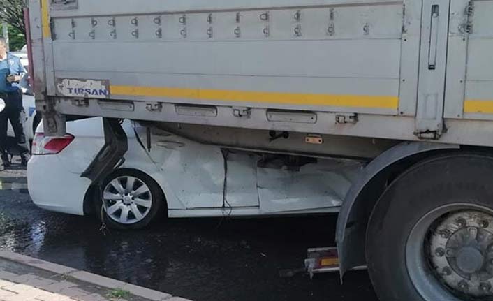 Kayseri'de feci kaza!