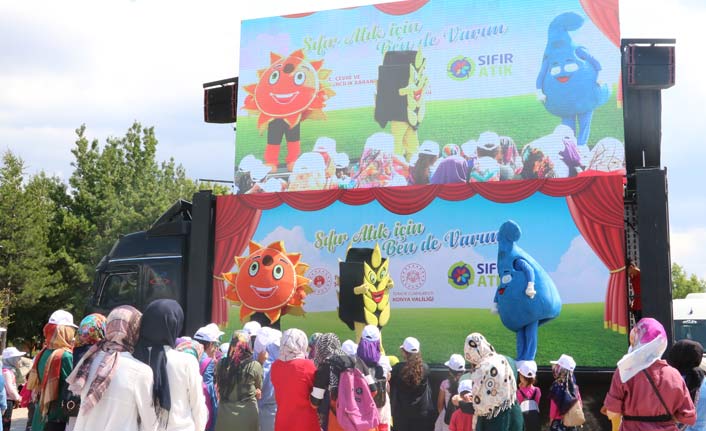 Çocuklara "sıfır atık" projesi anlatıldı