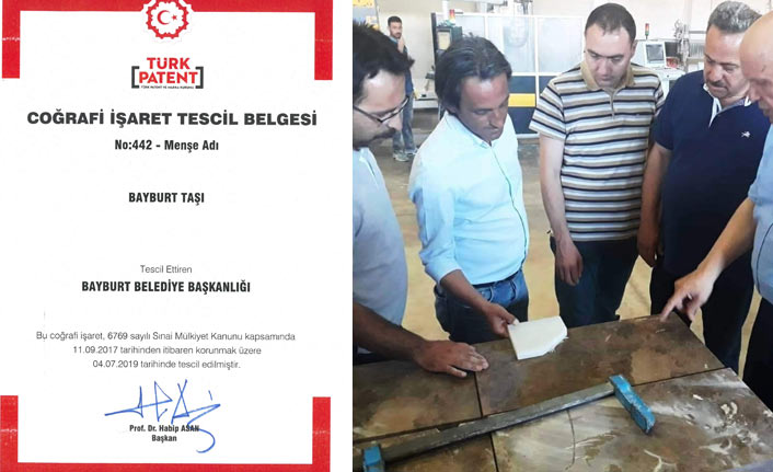 Bayburt Taşı tescil aldı | Bayburt Haberleri