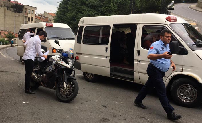 Trabzon'da dolmuşlara 'öğrenci tarifesi' denetimi