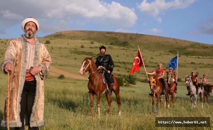 Bayburt'ta Dedekorkut şölenine davet için çekilen video beğeni topladı
