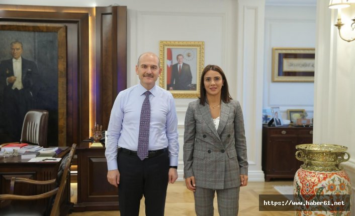 Sabriye Şengül'den Süleyman Soylu'ya ziyaret