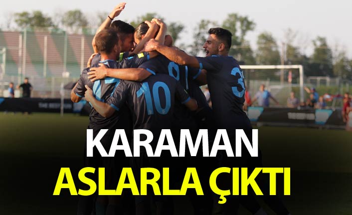 Ünal Karaman aslarla çıktı