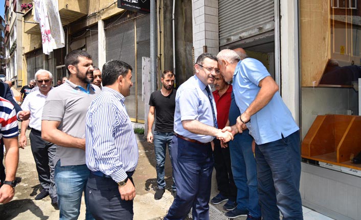 Genç, esnafın nabzını yokladı