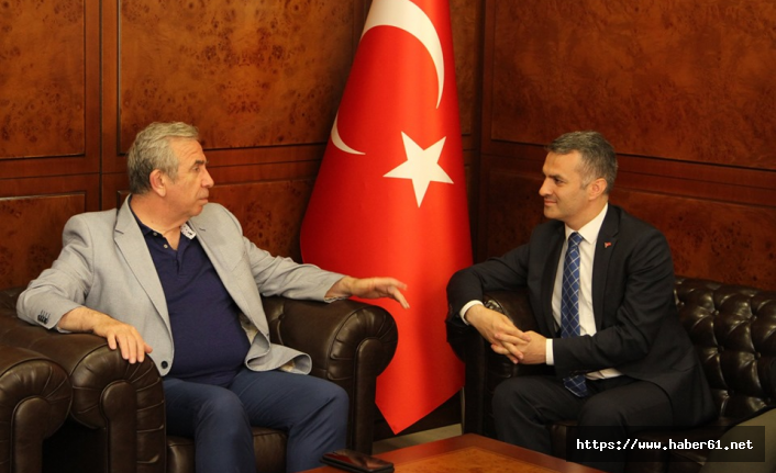 Mansur Yavaş'tan Bıyık'a ziyaret